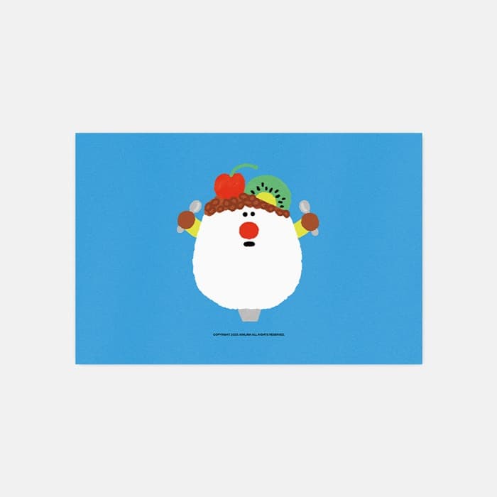 팥빙수 소프트 규조토 발매트 이미지