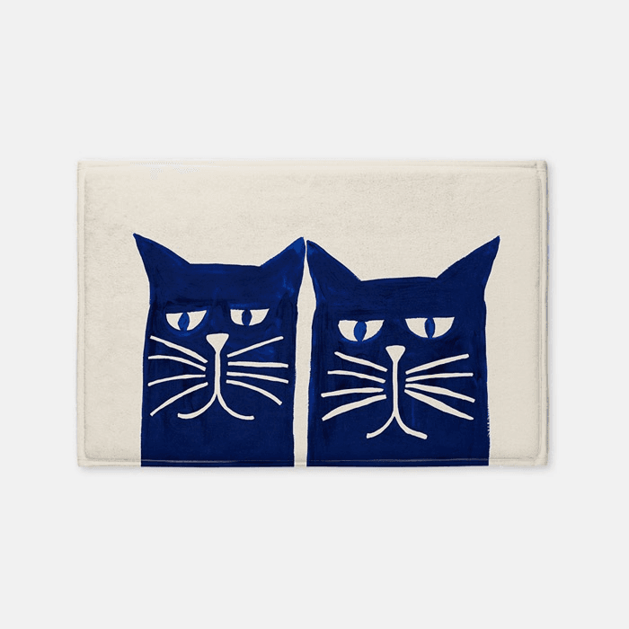 Two blue cats 발매트 이미지