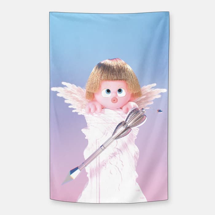 cupid girl 쉬폰 패브릭 포스터 이미지