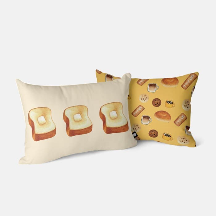 베이커리 베개 커버 이미지