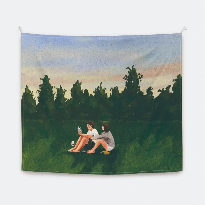 녹음의 계절 패브릭 포스터 대형 이미지