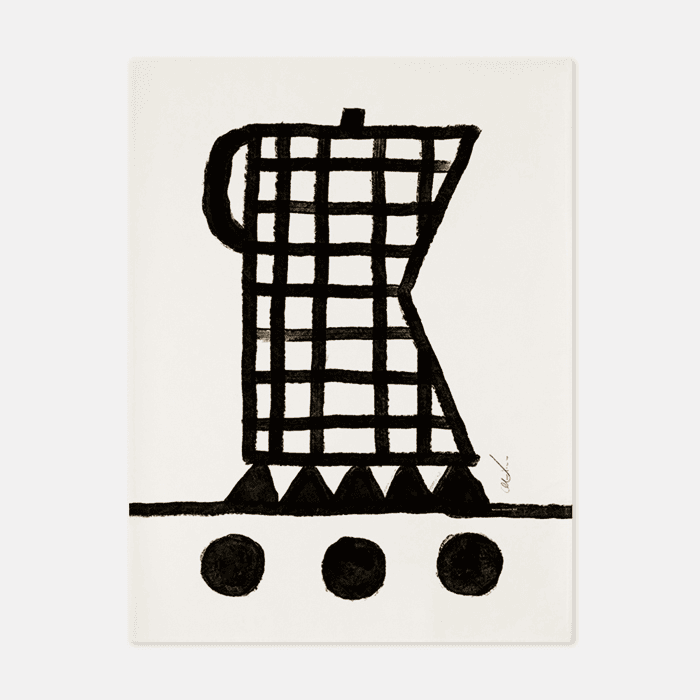 커피 메이커 프리미엄 거실 러그 이미지