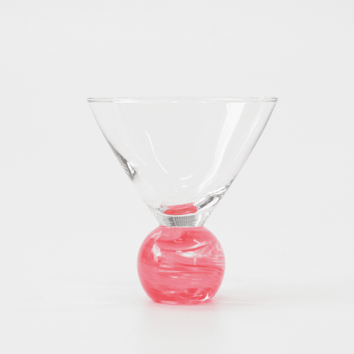 프리미엄 오라 글라스 잔 핑크 이미지