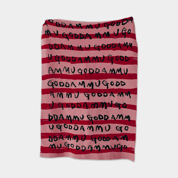 말 많은 땜무 PINK 니트 블랭킷 이미지