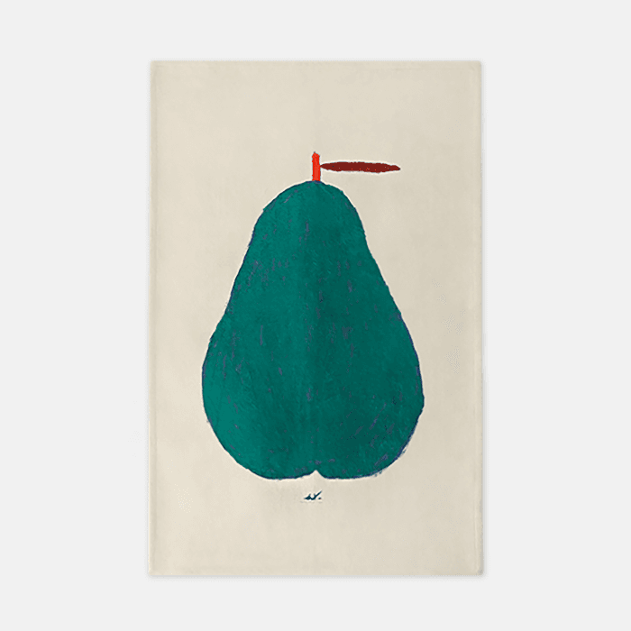 서양 배 극세사 거실 러그 이미지