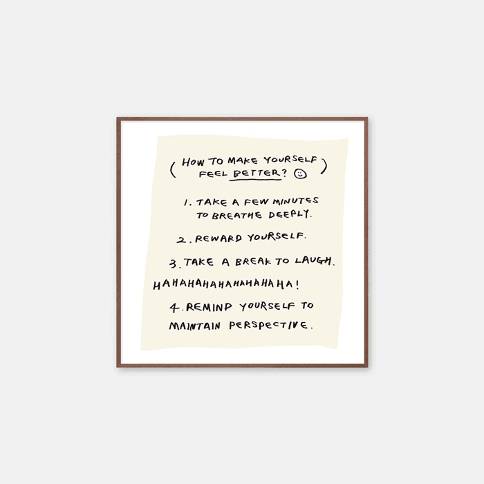 how to make yourself feel better 포스터 이미지