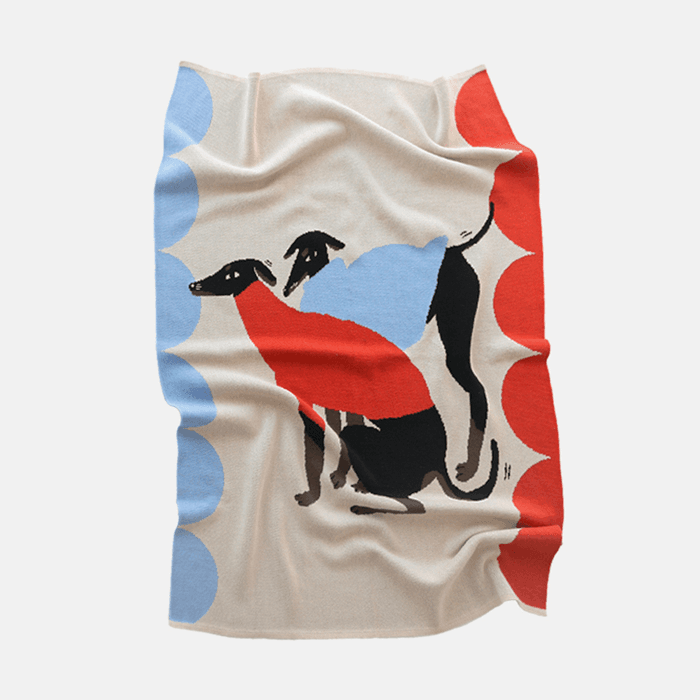 autumn doggos 니트 블랭킷 이미지