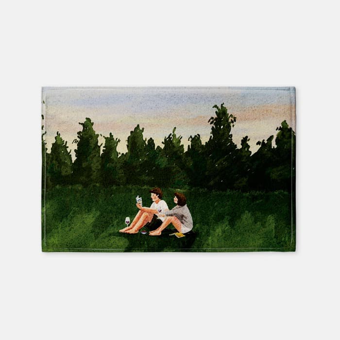 녹음의 계절 발매트 이미지