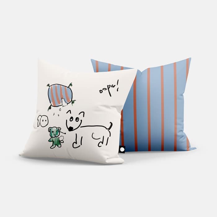 oops 쿠션 커버 이미지