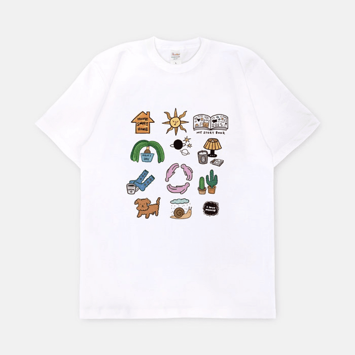 All Days in One Page 반팔티셔츠 이미지