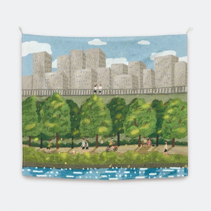 멜로디 패브릭 포스터 대형 이미지