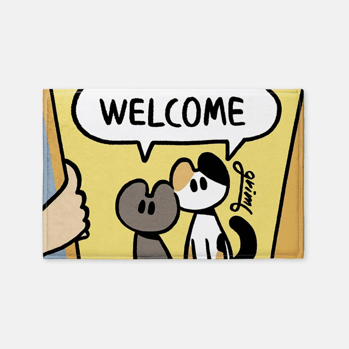 WELCOME 발매트 이미지