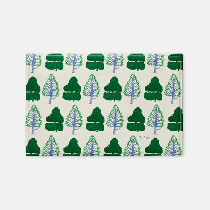 Tree Shapes Study Drawing 발매트 이미지