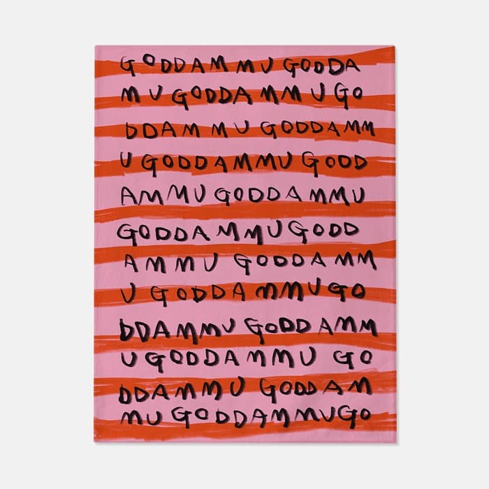 말 많은 땜무 PINK 프리미엄 거실 러그 이미지