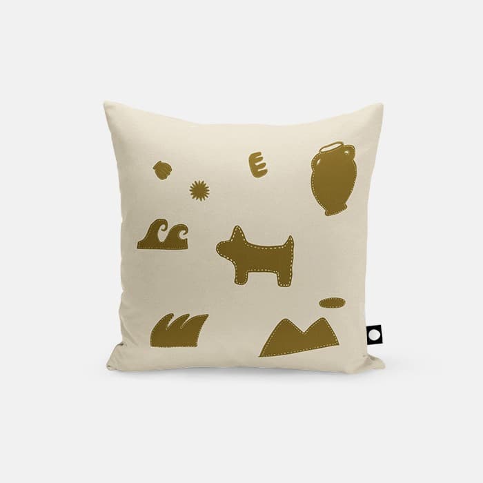 베샤올리히 스웨이드 터치 쿠션 커버 이미지