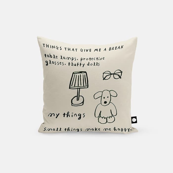 My Things 스웨이드 터치 쿠션 커버 이미지