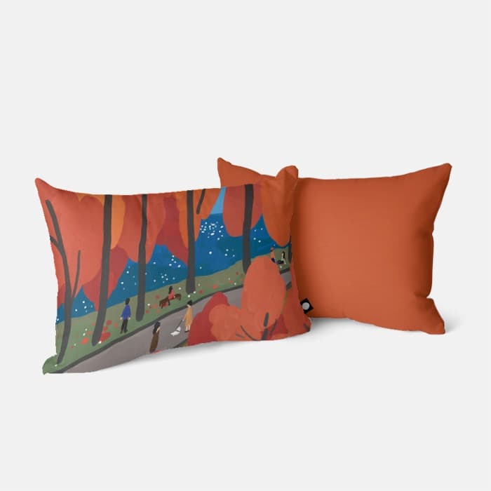 [NEW] 바스락 가을길 베개 커버 이미지