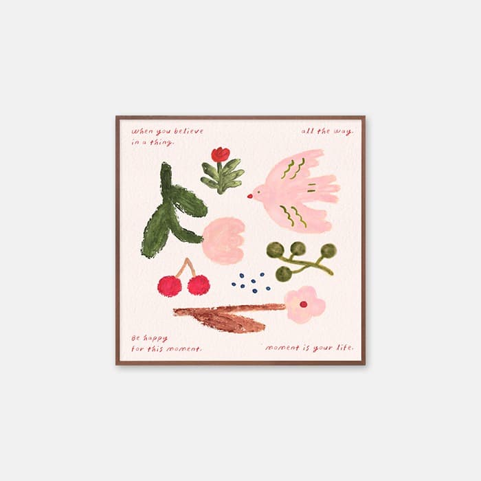 pink bird 포스터 이미지