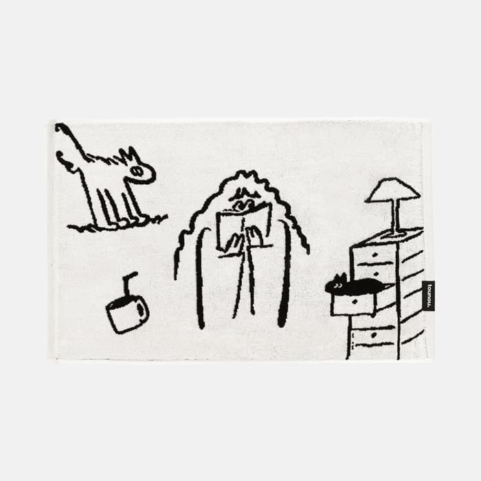 Reading 타월 발매트 이미지