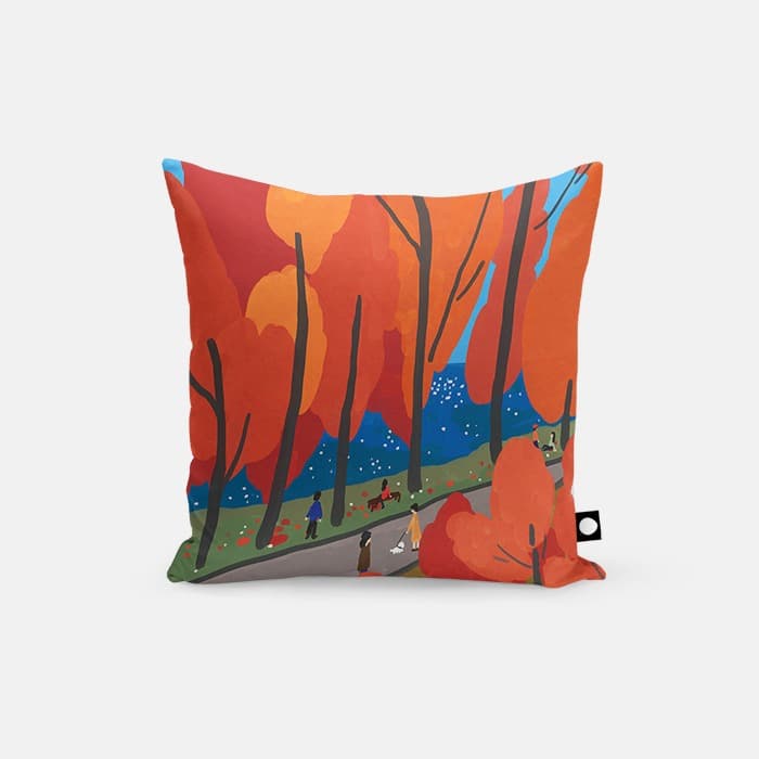 [NEW] 바스락 가을길 쿠션 커버 이미지