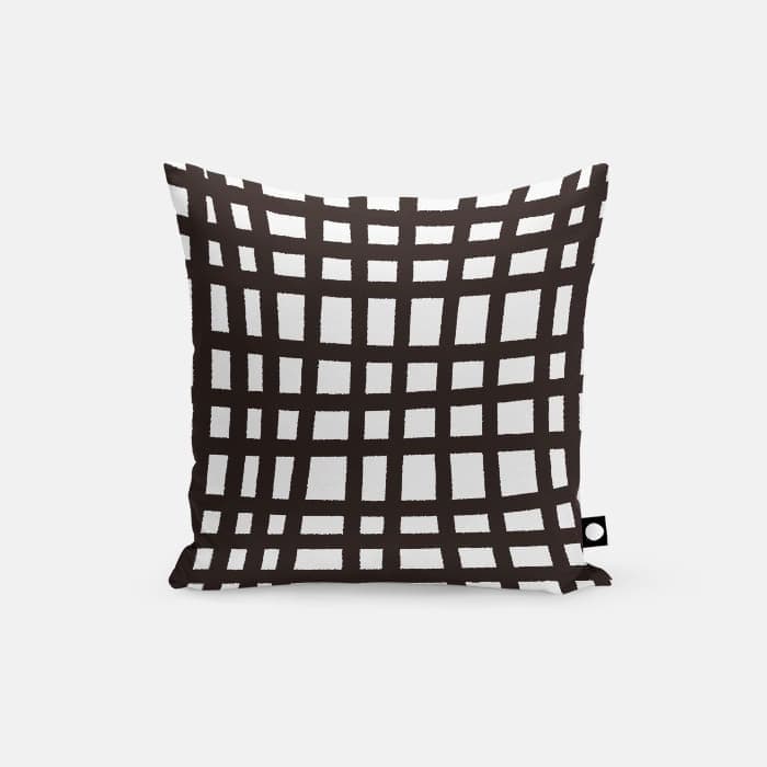 체크패턴1 쿠션 커버 이미지