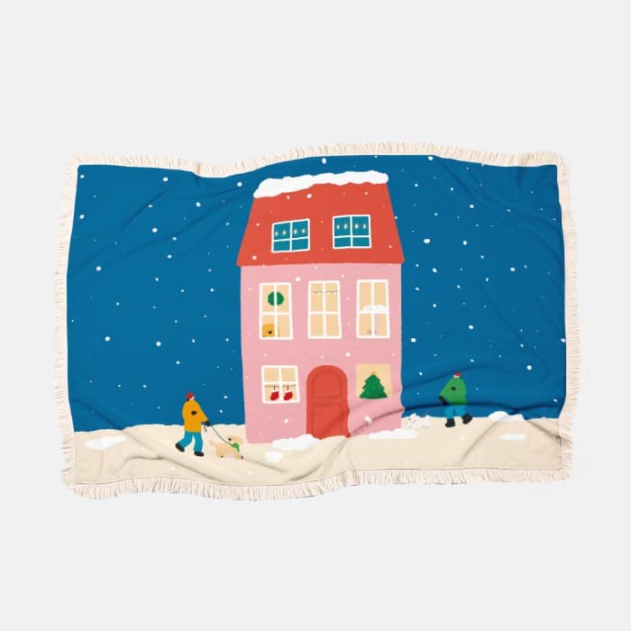 Winter Strolls 극세사 담요 이미지