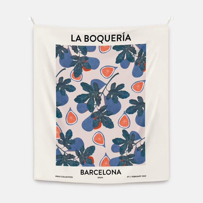 바르셀로나 시장 / Barcelona market 패브릭 포스터 대형 이미지