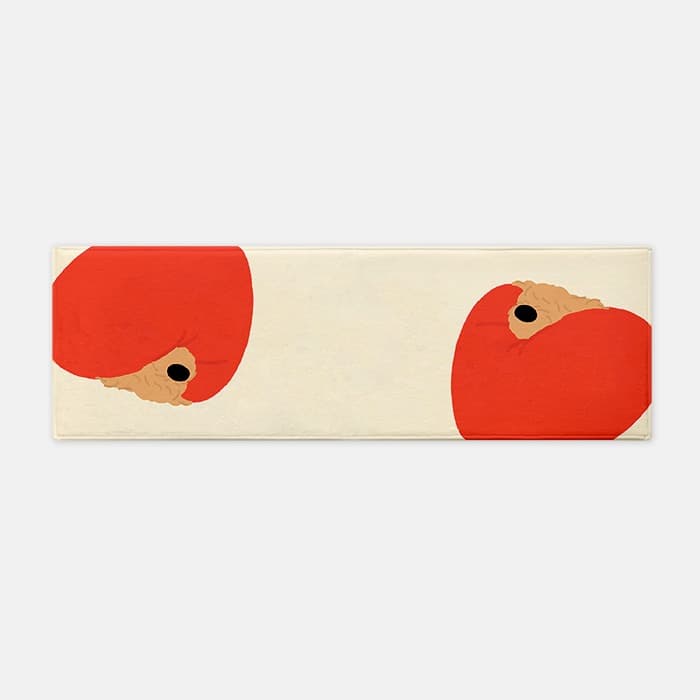 LOVE COCON (RED) 주방매트 러너, 러그 이미지