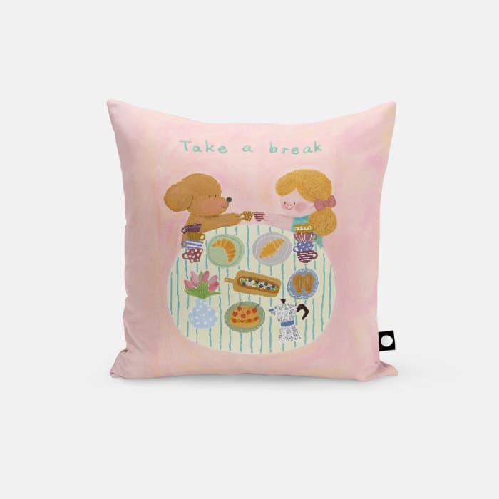 Take a break 쿠션 커버 이미지