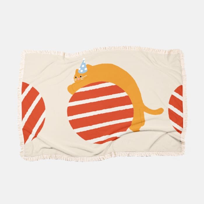 Sleepy Celebration 극세사 담요 이미지