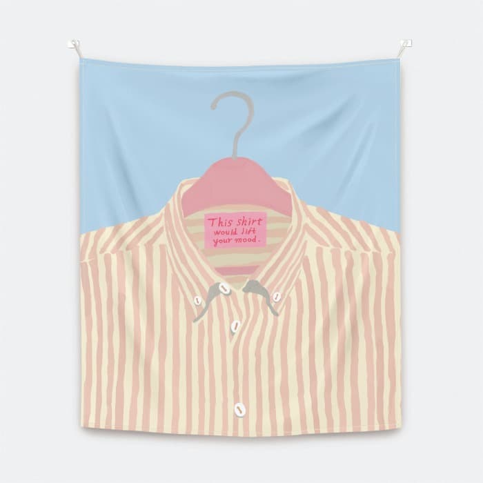 Stripe shirt 패브릭 포스터 대형 이미지