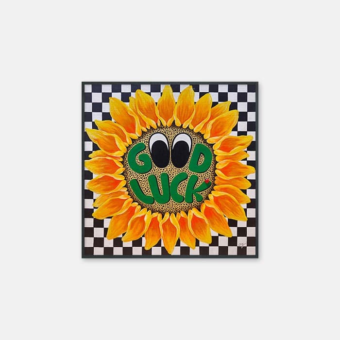 Good Luck 해바라기 포스터 이미지