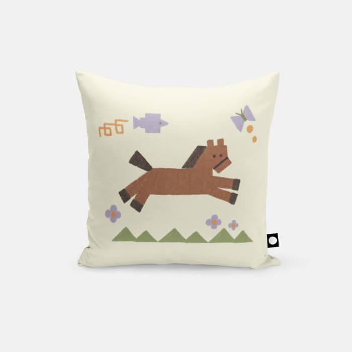 2026 happy house 쿠션 커버 이미지