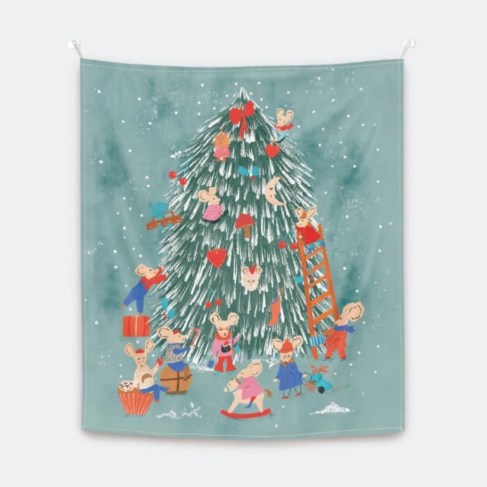 Christmas Tree 패브릭 포스터 대형 이미지