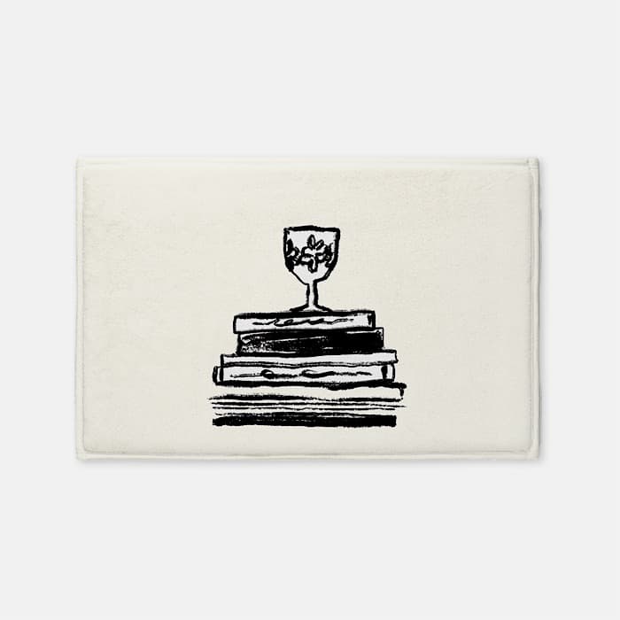 Glass and books 발매트 이미지