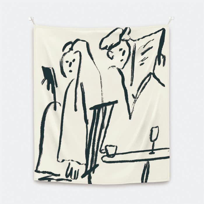 Two of us 패브릭 포스터 대형 이미지