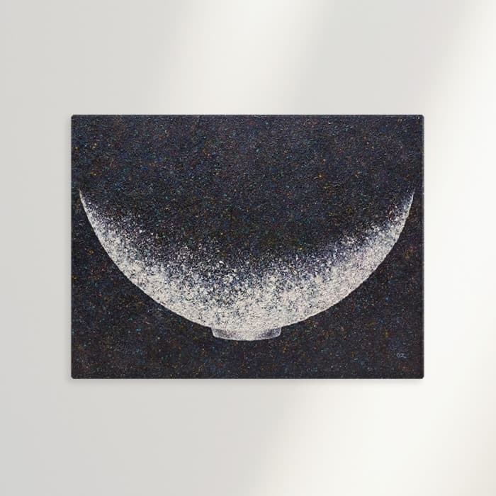 Wish 초승달 _여름 캔버스 액자 이미지