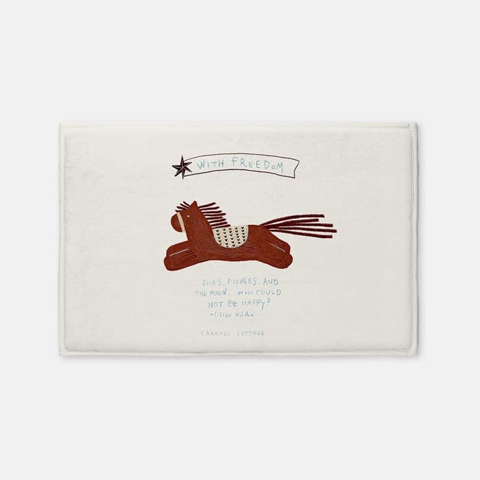 red horse 발매트 이미지