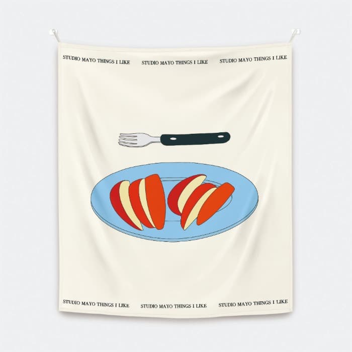 Apple 패브릭 포스터 대형 이미지