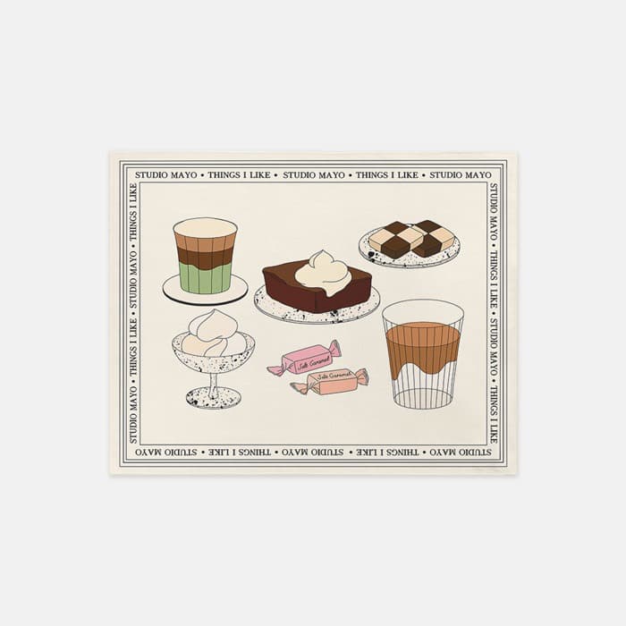 Sweet things 테이블매트, 키친크로스 (S) 이미지