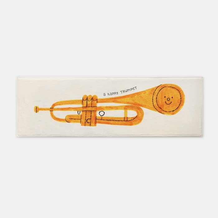 A Happy Trumpet 주방매트 러너, 러그 이미지