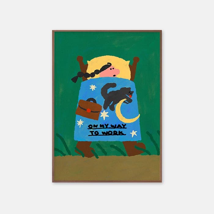 on my way to work 포스터 이미지