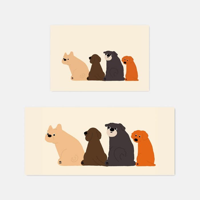 FOUR BACKS WAITING 소프트 규조토 발매트, 주방매트 이미지