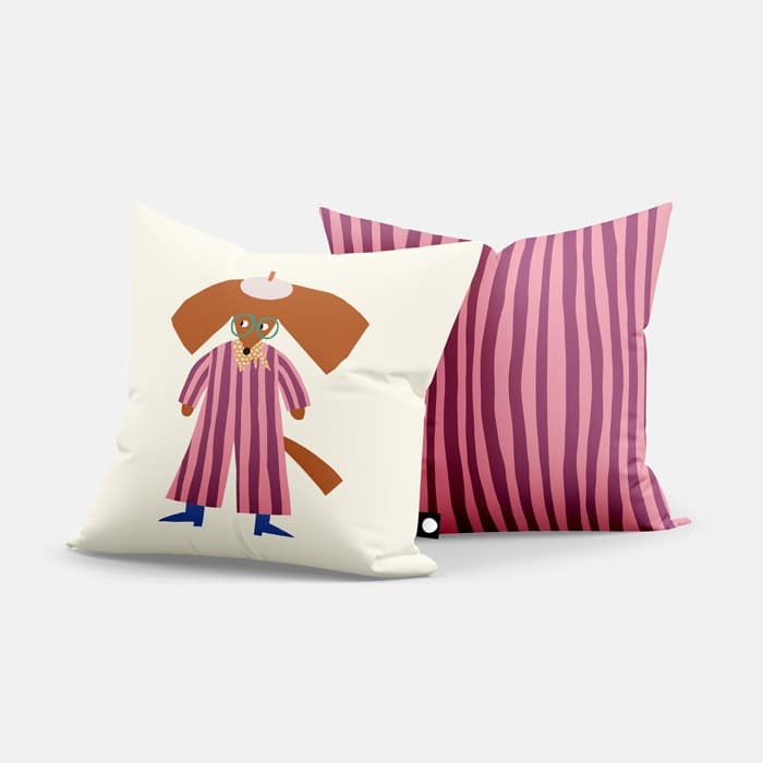 Funny dog 쿠션 커버 이미지