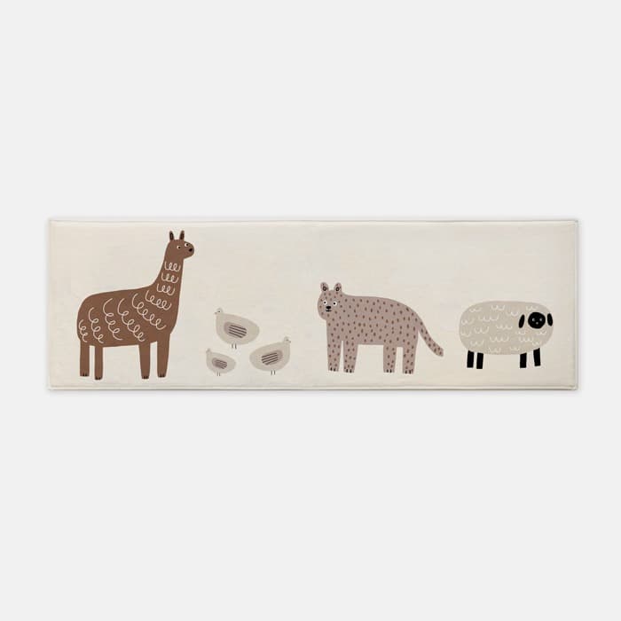 Four animals 주방매트 러너, 러그 이미지