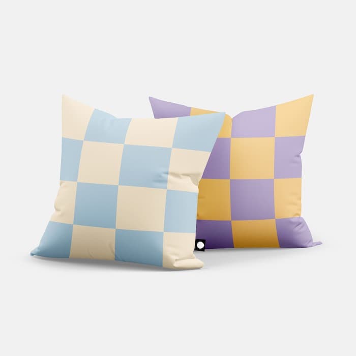 크림 소다 리버서블 쿠션 커버 이미지