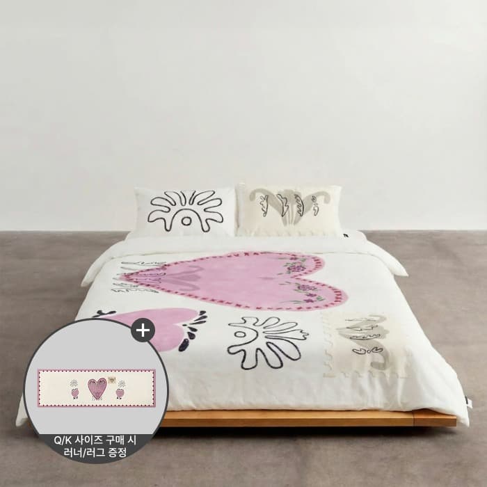 웜 하트 리버시블 사계절 차렵이불 이미지