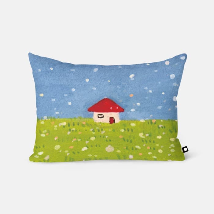 한 걸음 밖의 봄 베개 커버 이미지