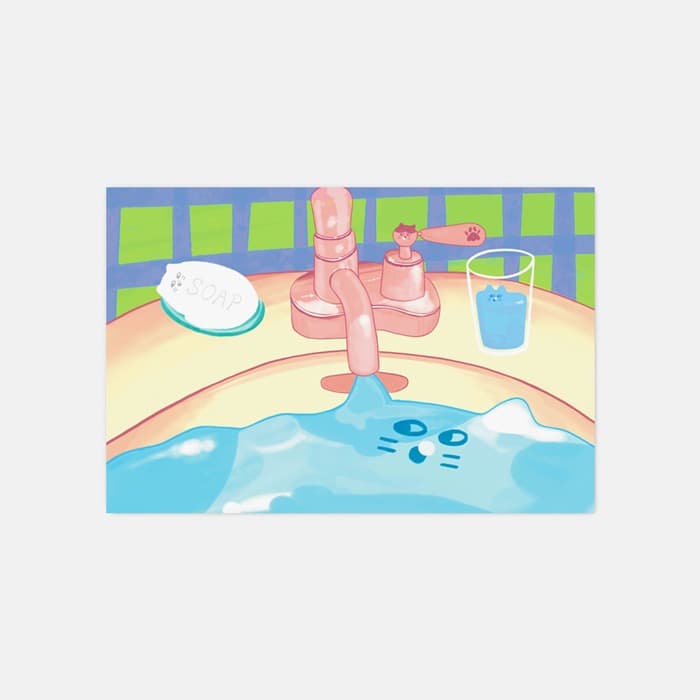 [NEW] Drop the cat 소프트 규조토 발매트 이미지