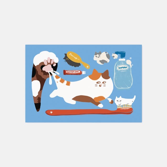 Water proof kitty 소프트 규조토 발매트 이미지